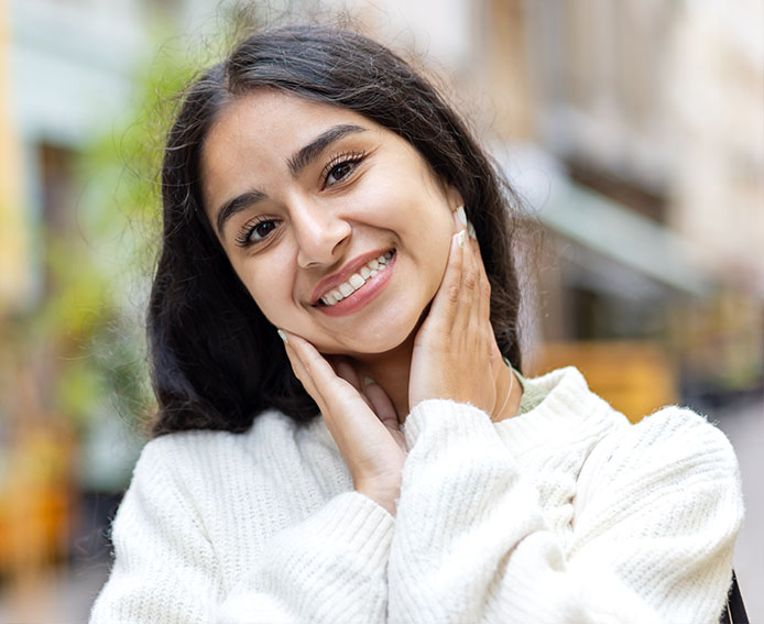 indian-girl-smiling girl with a big smile